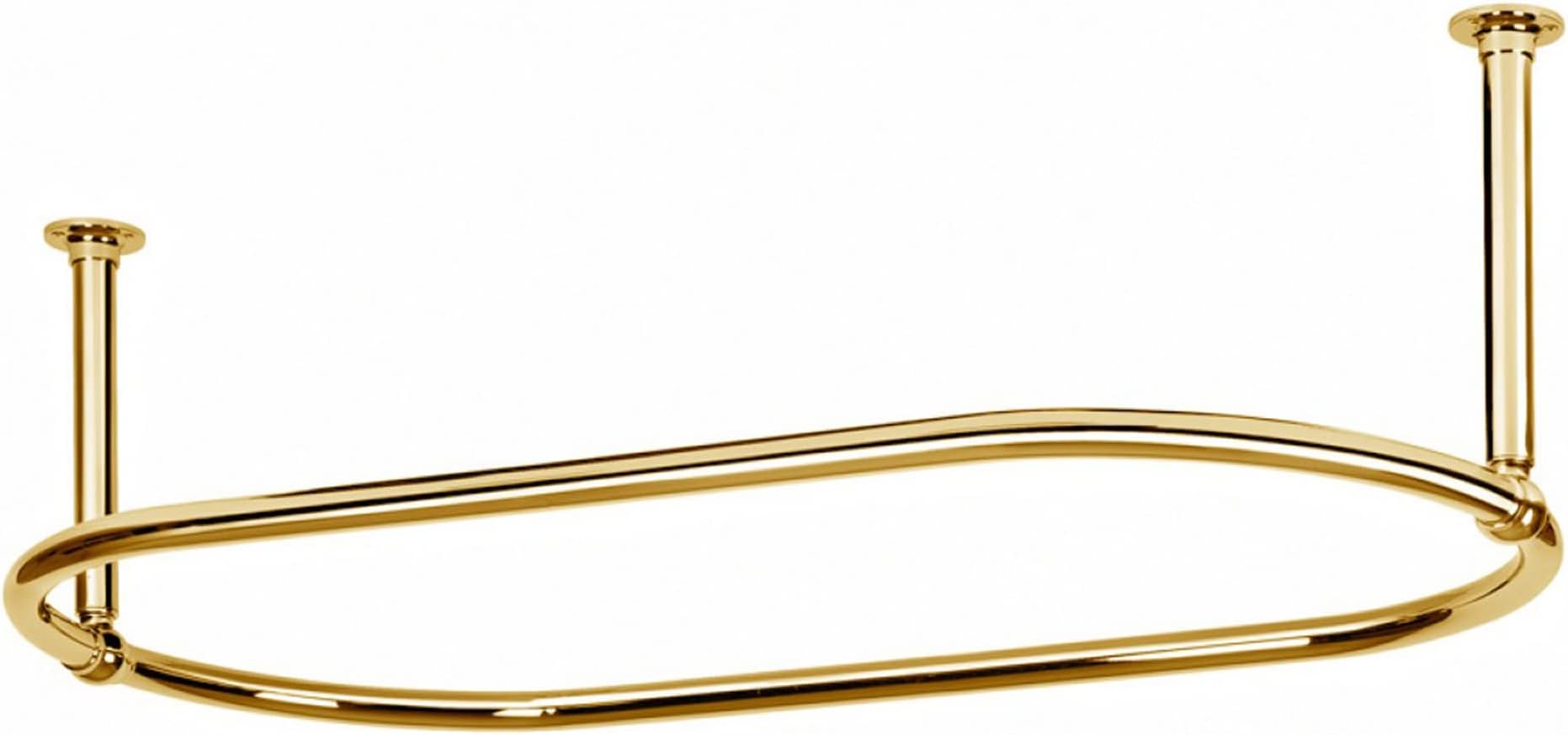 Signature Hardware 482884 60" x 27" Rectangle Brass Shower