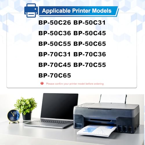 Toner BP-GT70BA cyan pour réapprovisionner Sharp BP-50C65 - 2