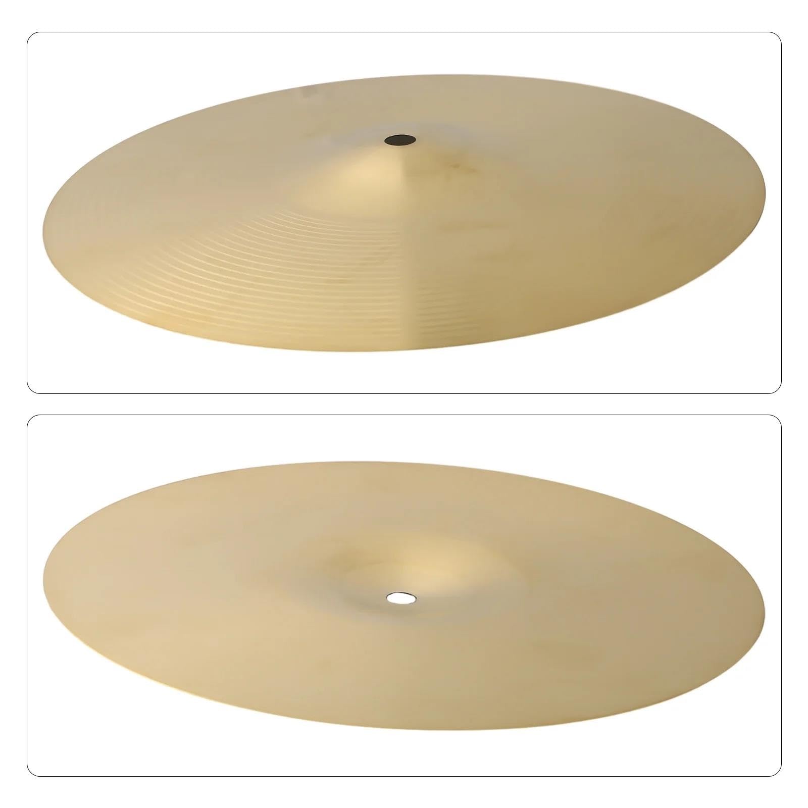 Set di piatti per batteria Piatti Hi-Hat Pratici Piatti In Ottone Piatti Piatti 1 Pz 8/10/14/16 Pollici Suono Melodioso Vari Programmi Musicali(16inch)