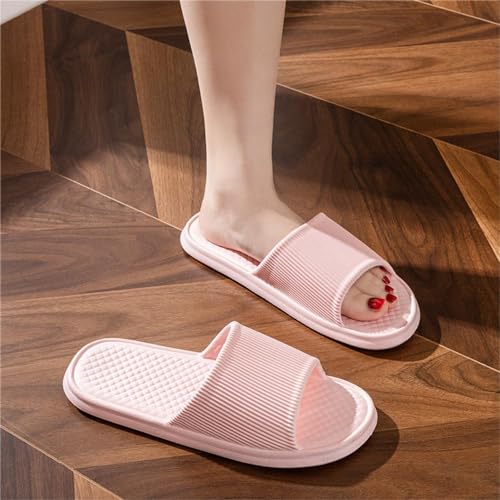 Womens Summer Slippers,Shower Slippers Bathroom Non-Slip Sole Home Comfy Thick Men's women's Slippers3