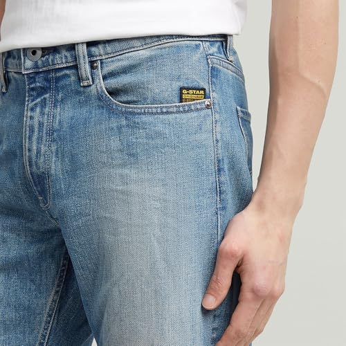 G-Star Herren Mosa Straight Jeans Jeans, Mehrfarben (Vintage Cirrus Blue D23692-d498-h481), 31W / 32L – Ansicht 5