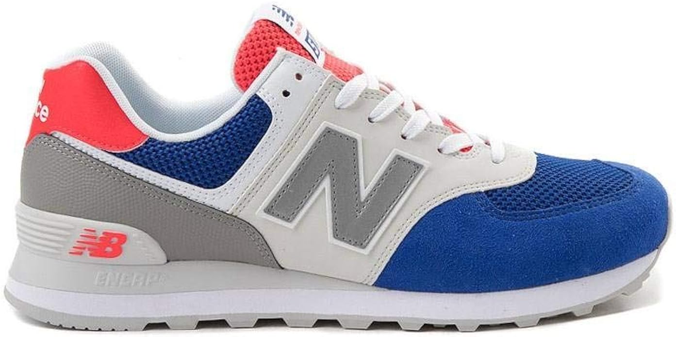 new balance men's nb574 leather pack running shoe