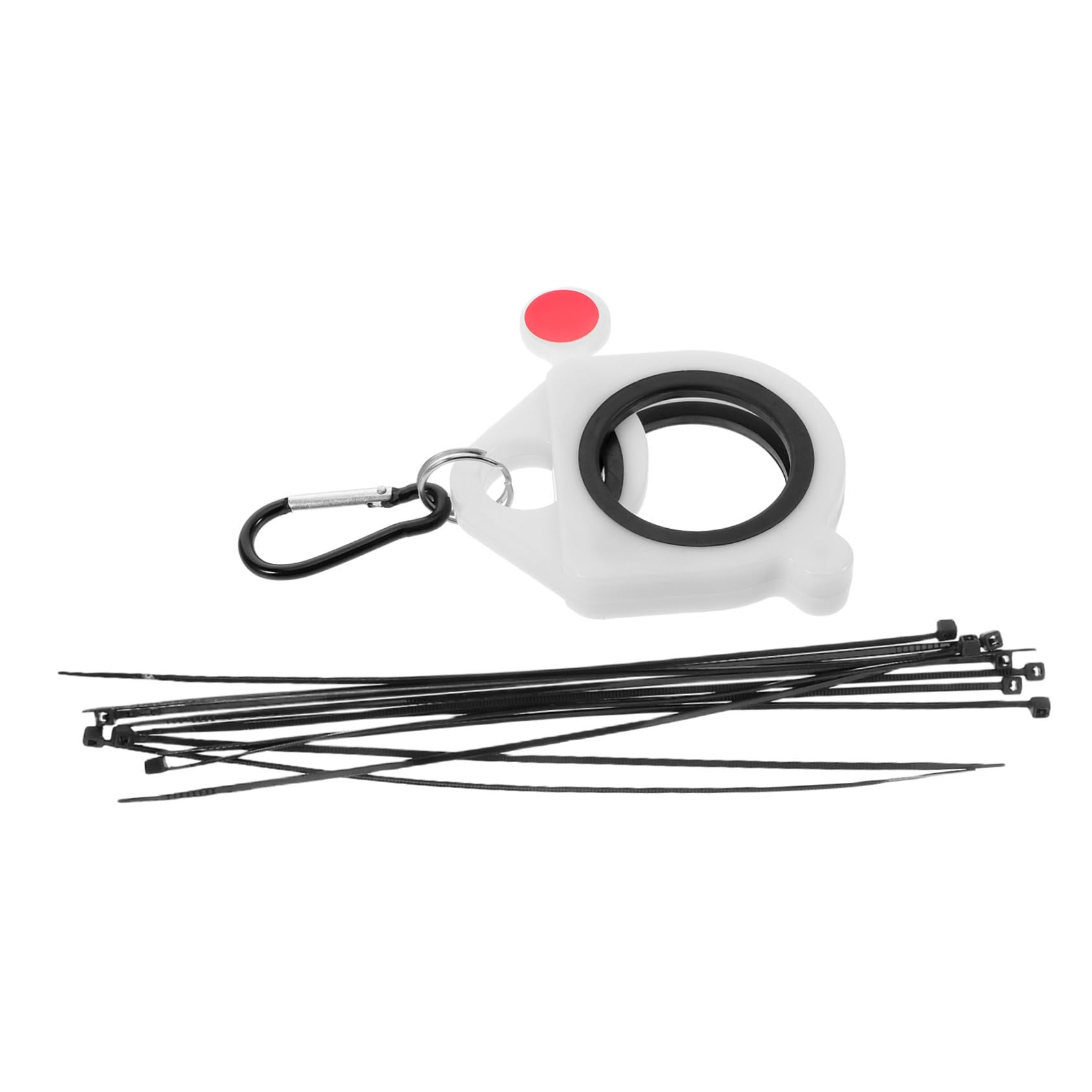 KALLORY 1 Set Tie Organizer Heavy Duty Tie Holder with Glow the Dark Feature for Easy Access Multifunctional Storage for Household and Outdoor Tool Management