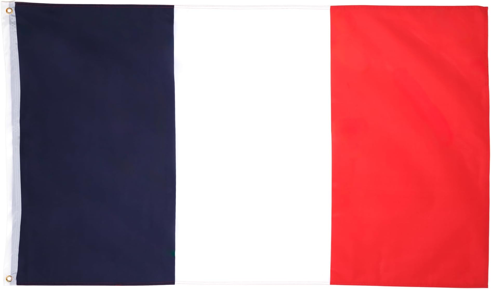 AZ FLAG - France Flag - 2x3 Ft - Light Polyester French Banner with Two Brass Eyelets - Fade Resistant - Vivid Colors - 2' x 3' Feet - 90x60 Cm
