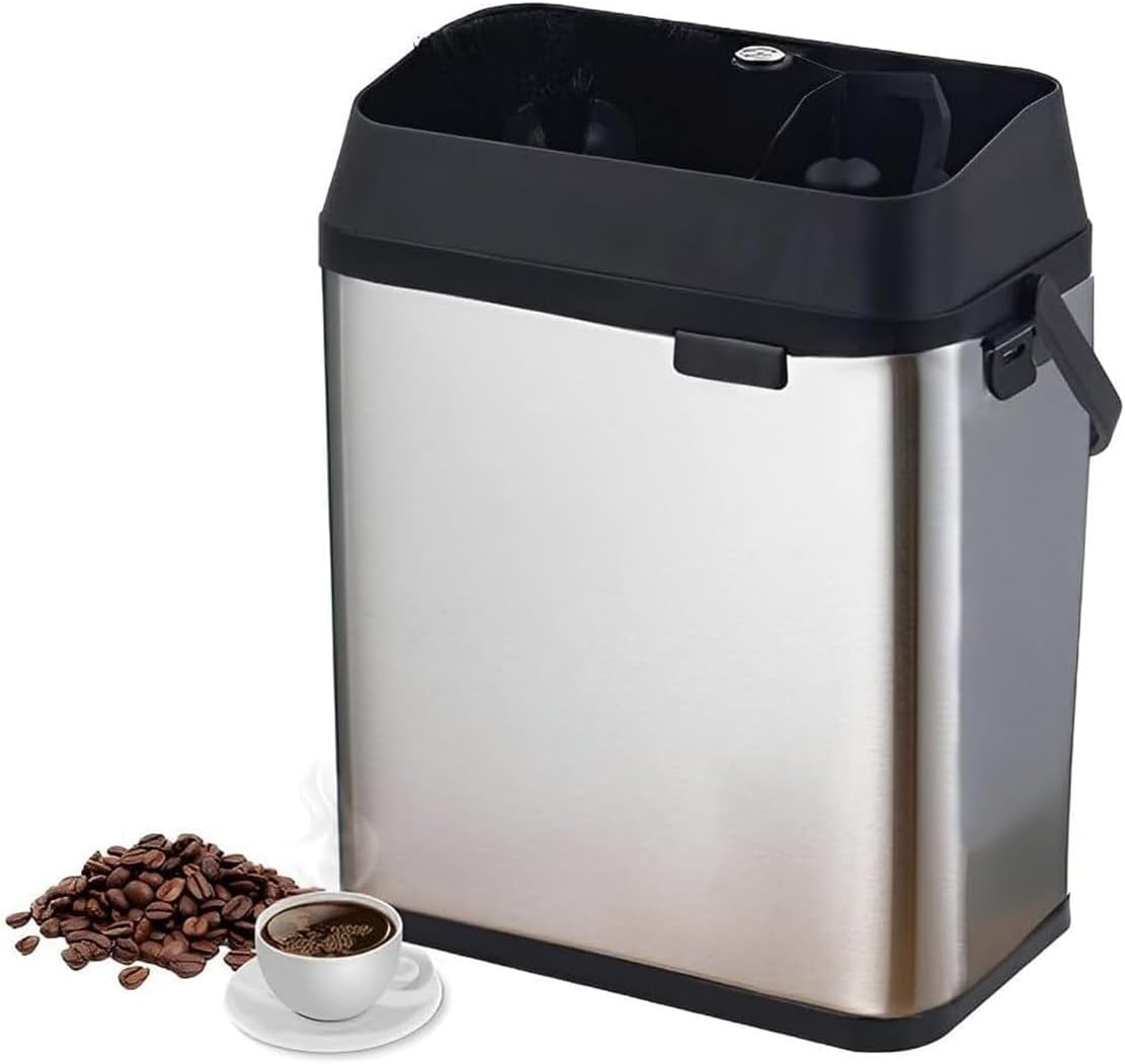 150W Fully Automatic Powder Dishwasher, Commercial Coffee Portafilter Cleaner, 300Rpm Coffee Portafilter Cleaning Brush, for Home, Kitchen, Coffee Shop, Restaurant, Or Ba-Silver