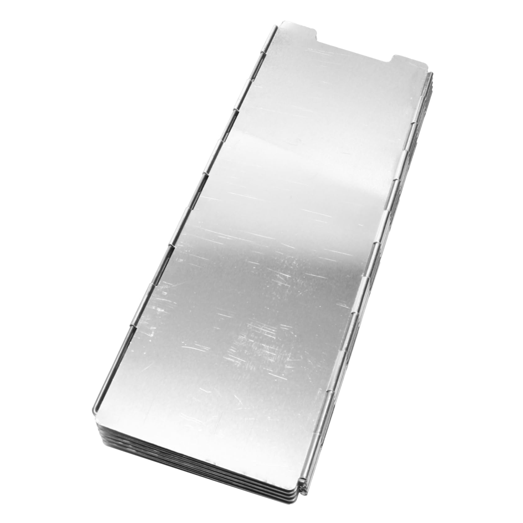 Anneome 1pc Folding Aluminum Alloy Windshield Wind for Outdoor Cooking Lightweight Portable Stove Windscreen for Camping Bbq Hiking and Picnic Use