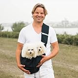 4Lazylegs 1258 Pet Carrier, Hundetragebeutel Basic, schwarz
