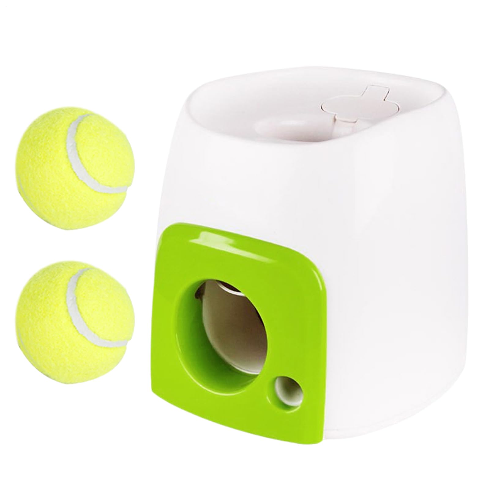 Lancement Automatique de Balle pour Chiens | Lanceur de balles pour Petits Chiens, interactifs récompense pour rapporter Le Rouleau d'activités Amusantes