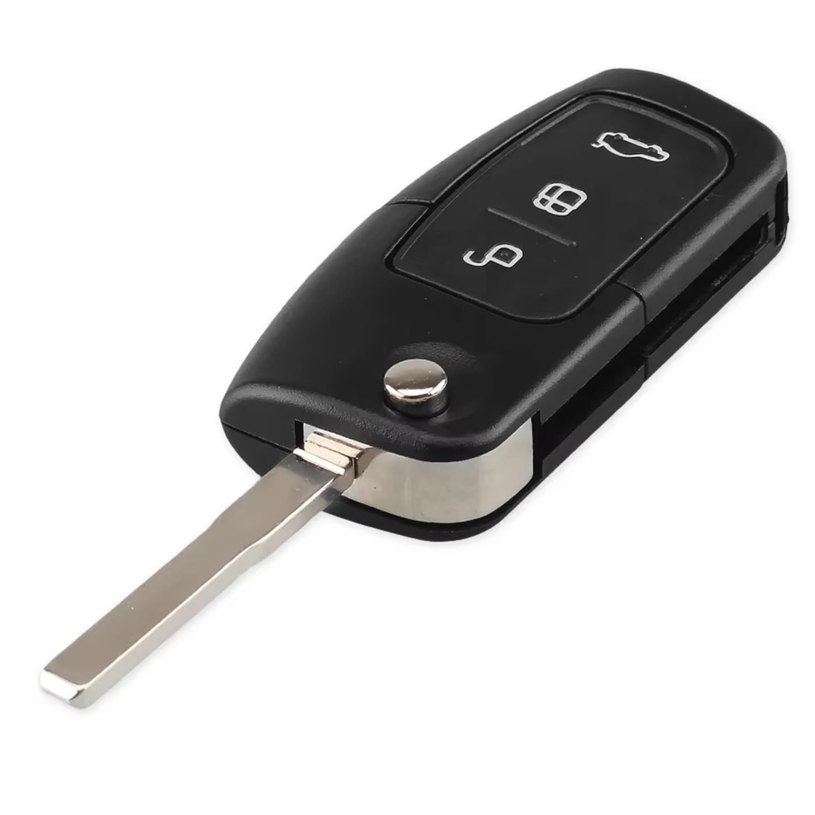 Compatibile Con Ford Per S-MAX Per Galaxy 2006 2007 2008 2009 2010 Custodia A Conchiglia Chiave A Distanza Vibrazione A 3 Pulsanti HU101 FO21(HU101)