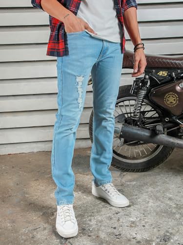 Image of HIGH STAR Men's Mid Rise Regular Jeans