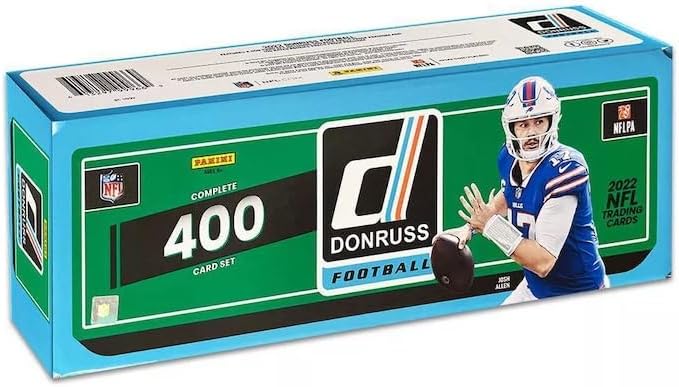 2022 Donruss Football Factory Set (Blue Box) – Complete NFL Trading Card Set – Factory Sealed