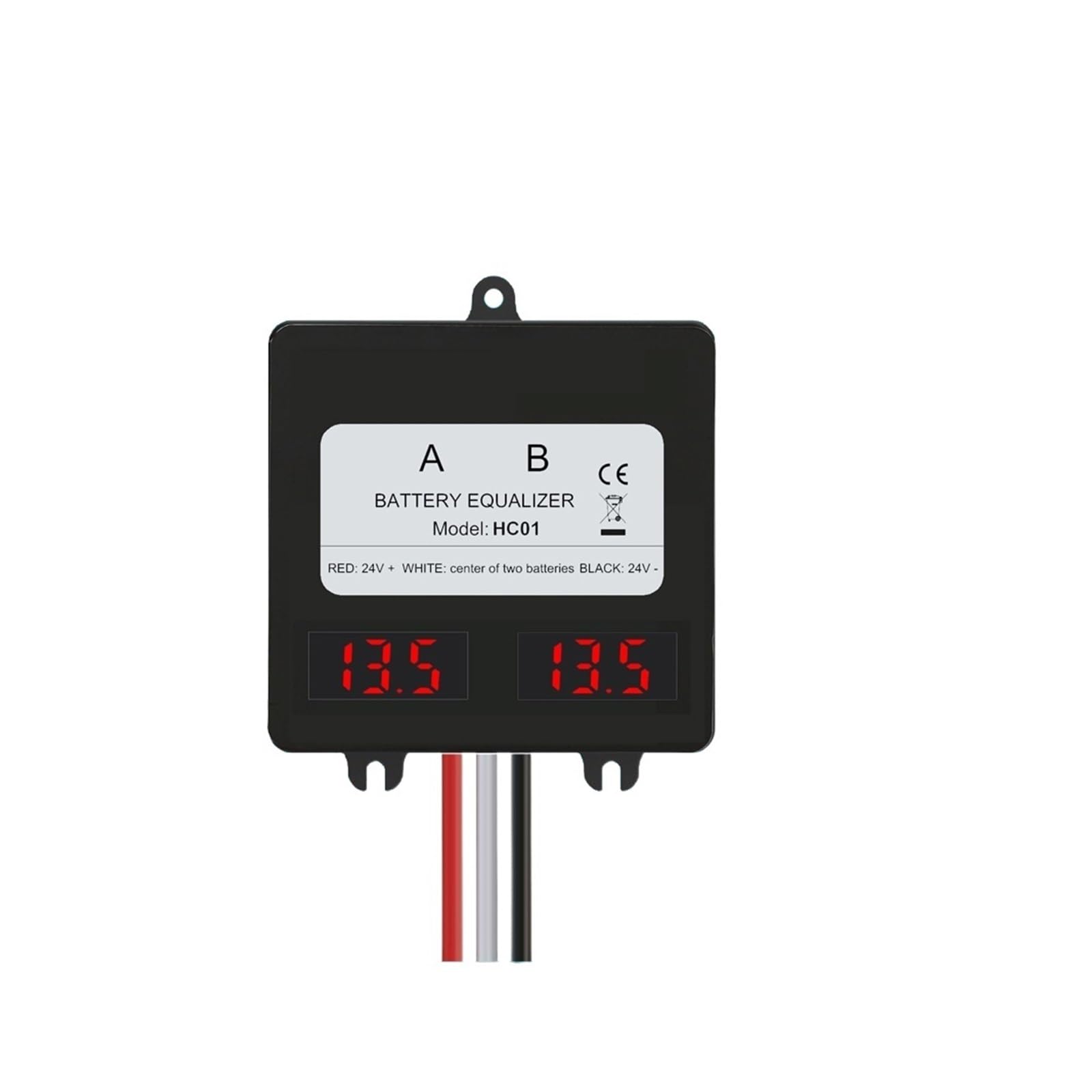 battery equaliser HA01 HC01 Batteries Voltage Balance 24V Battery Equalizer for Car Battery LiFePo4 Battery Connected in Parallel Series (Color : HC01 with numerical)