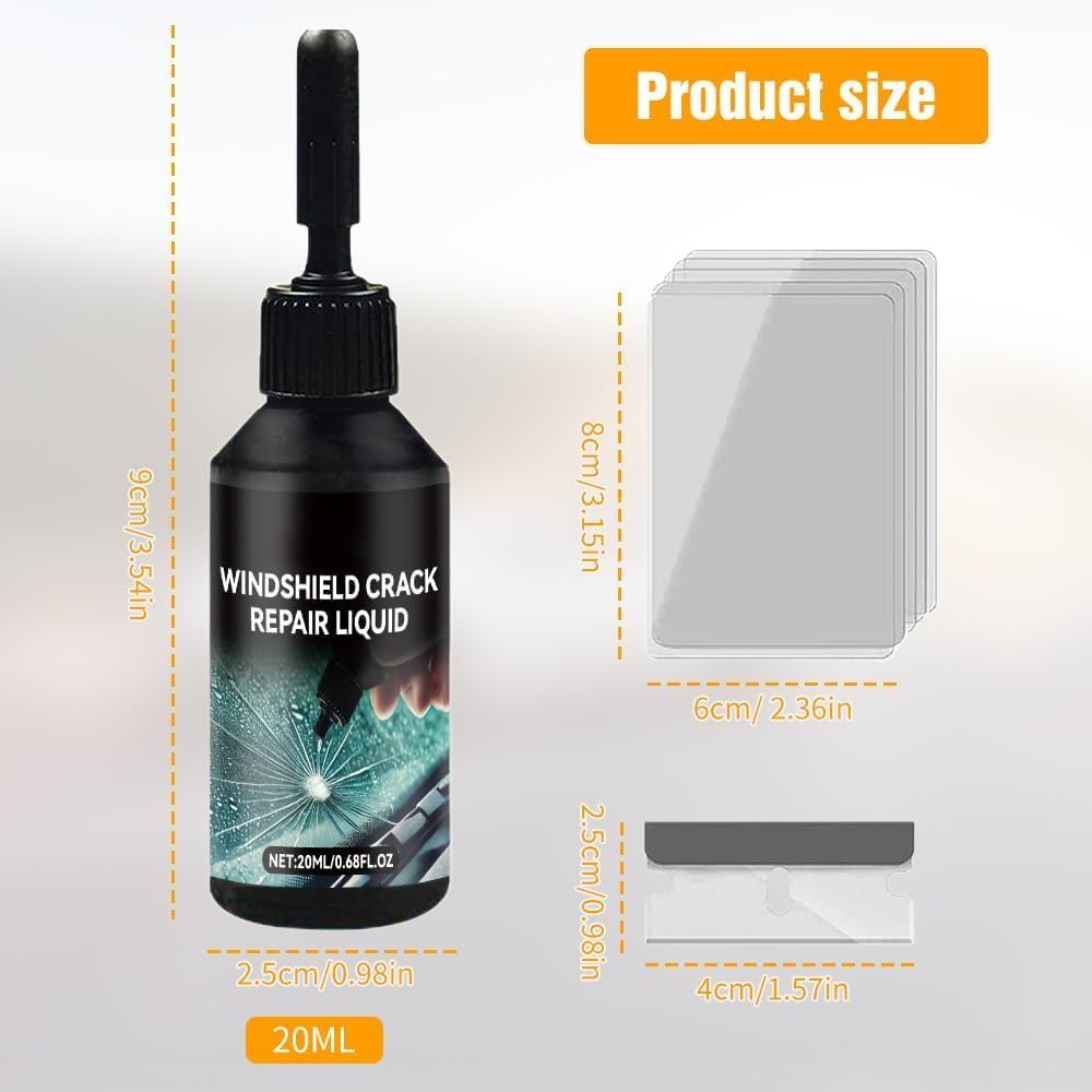 Windshield Crack Repair Kit, 2026 Upgrade Cracks Gone Glass Repair, Premium Quick Fix Windshield & Glass Repair Tools for Chips and Cracks — view 5