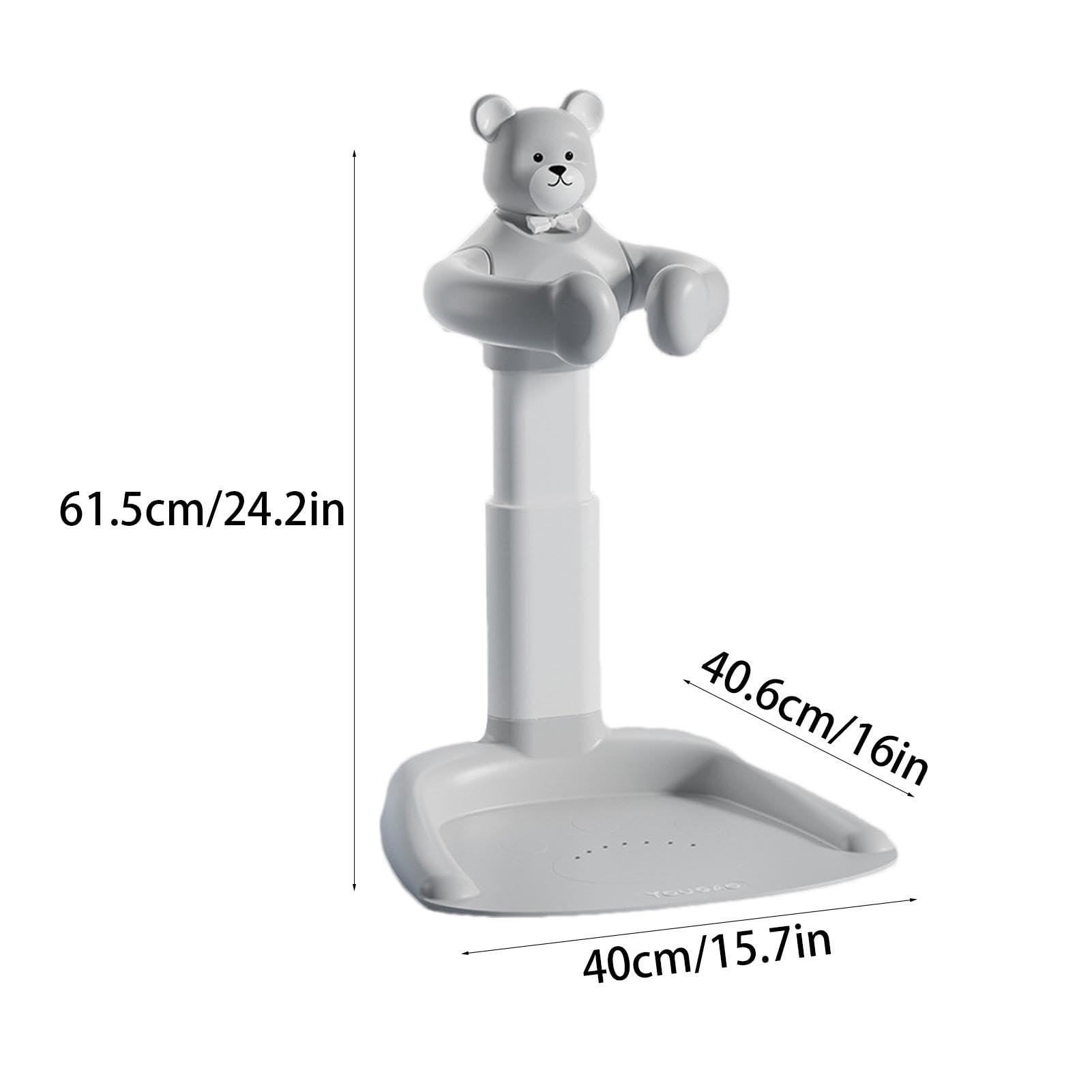 Supporto da bagno per, supporto per bagnetto | Supporto per bagnetto Base antiscivolo In piedi,Maniglia per sedia da bagno con maniglia per sedia portatile regolabile per la mamma