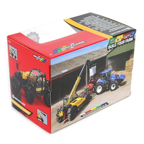 Britains New Holland TH7.42 Elite Teleskoplader, Realistisches Druckgussspielzeug, Langlebiges Modell für Kinder & Sammler, Bauernhofspielzeug ab 3 Jahren