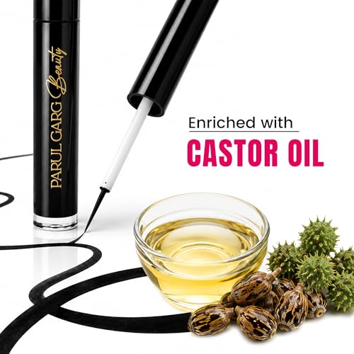 Image of Parul Garg Beauty Black Liquid Eyeliner - Smudge-Proof & Water-Resistant | Long-Stay, Quick-Drying & Matte Finish | 3ml (Black)