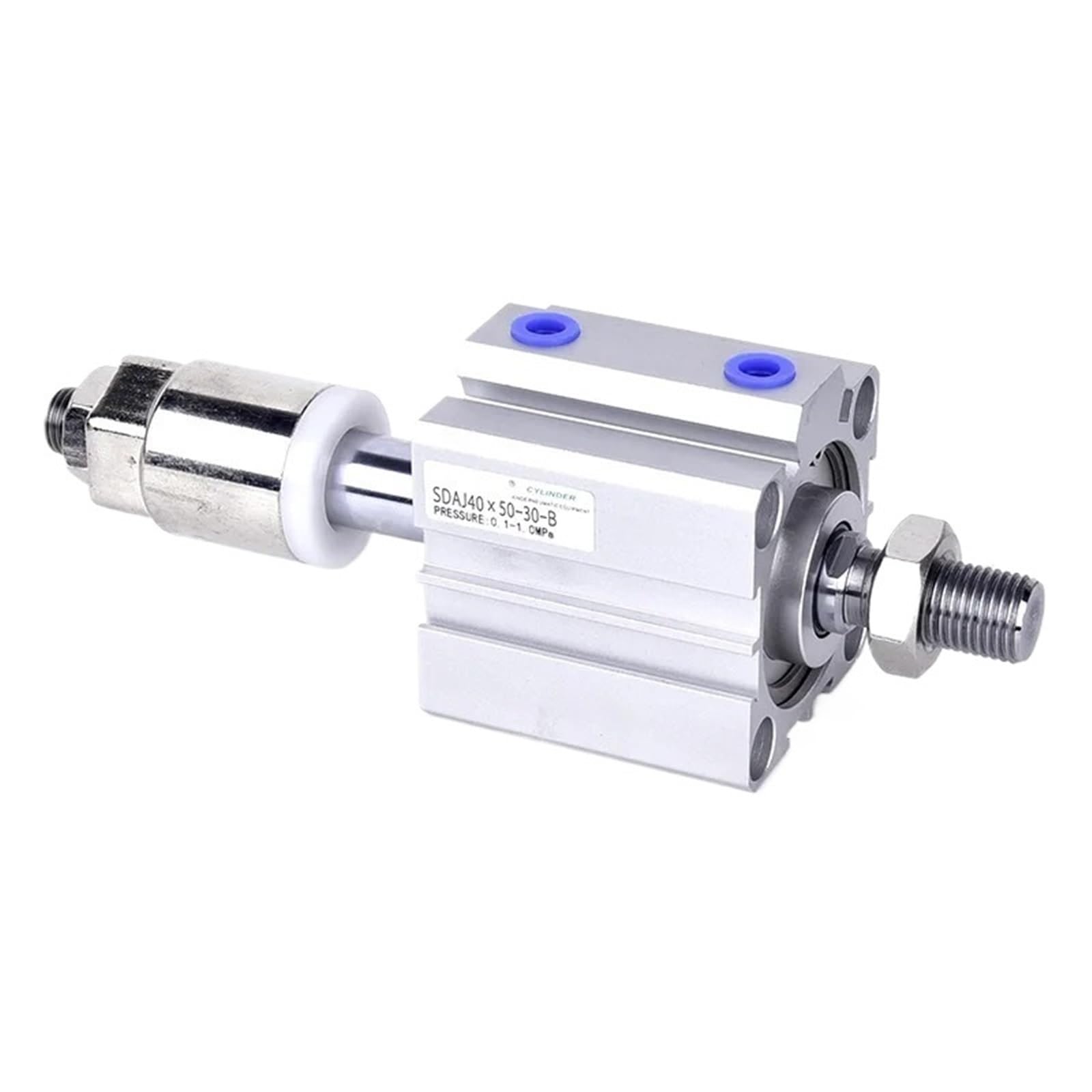 Cilindro de carrera ajustable SDAJ32 con imán para posicionamiento neumático industrial