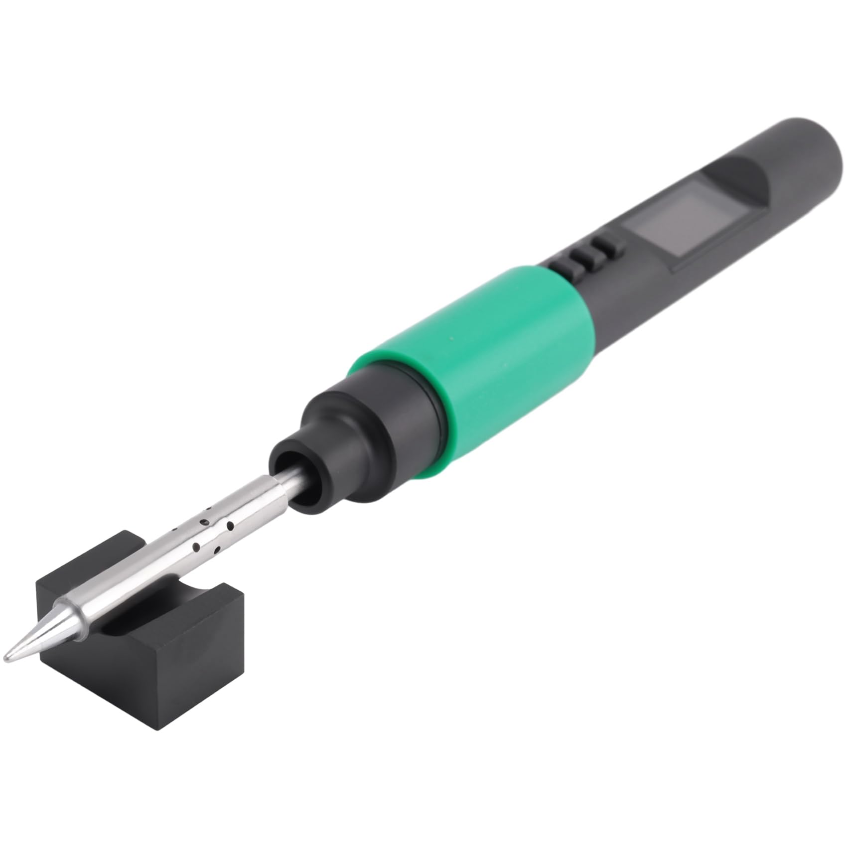 Lizusidtsy 1Set PTS200 V2 PD 100W Electric Solder Iron Fast Heating Tin Open Source Black Support PD3.0 Firmware Upgrade, B2 Tip