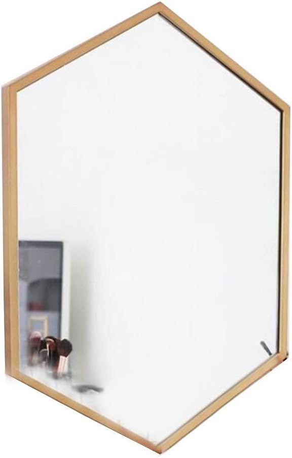 BERHUTJ Wall Silver Backed Mirrored Glass Panel Best for Vanity, Bedroom, or Bathroom(Gray,50 * 70cm)