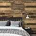 WESTICK Brown Wood Contact Paper Peel and Stick Countertops Waterproof Wood Grain Wallpaper Rustic Countertop Contact Paper Removable Wooden Vinyl Wrap for Countertops Kitchen Table Cabinet 15.8