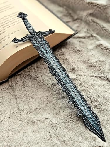 Image of Pack of 3 | D&D Nightfang Sword Bookmark - Unique 3D Fantasy Bookmark | Durable, Long-Lasting Gift for Book Lovers & Dungeons and Dragons Fans | Eco-Friendly Bioplastic