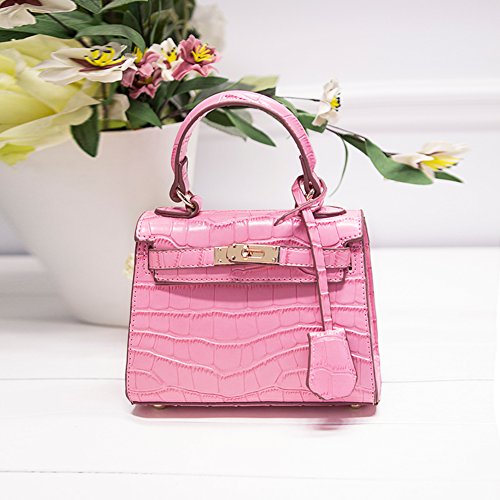 Paquet messenger pour femme mini sac pratique à motif crocodile texturé