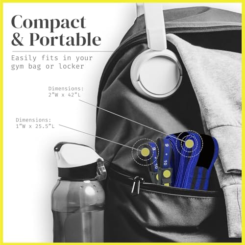 Image of 4Pcs Bands Blood Flow Restriction Bands for Arms Legs & Glutes for Occlusion Training Quick-Release Elastic Strap Ideal for Muscle Growth Without Heavy Weights