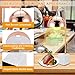 YMJOINMX Commercial Food Heat Lamp with Marble Base Infrared Heating Bulb for Food Heating Warmer Light Lamp for Food Service Heat Lamp