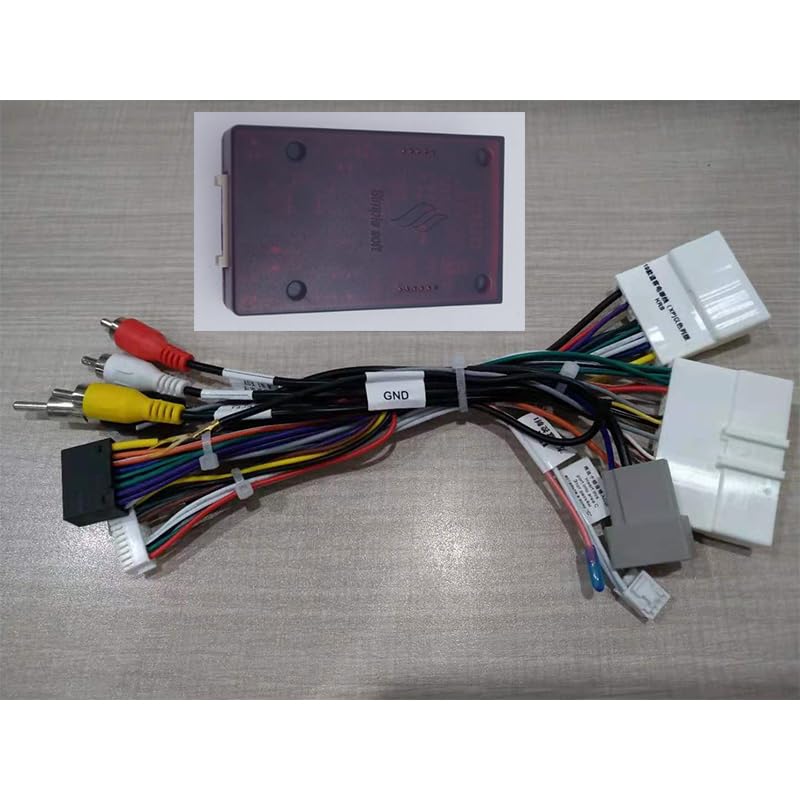 Car 16pin for Audio Wiring Harness with Canbus Box for Nissan X-Trail Qashqai （Israeli ） Aftermarket Stereo Installation Wire Adapter - (Color Name: AB Cable-canbus Box)