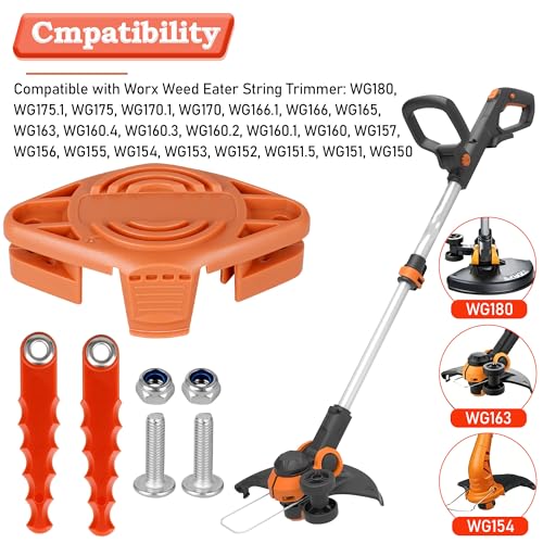 WA0010 WA0004 Trimmer Blades Head Compatible with Worx Weed Eater Parts by ChangTa - Used condition - Image 3
