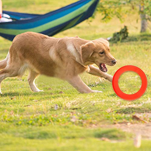 Hslife 10 Pcs 10\'\' Flying Rings, Ring Flying Discs, Flying Disc Rings for Outdoors Game(5 Colors) - Thumbnail 2