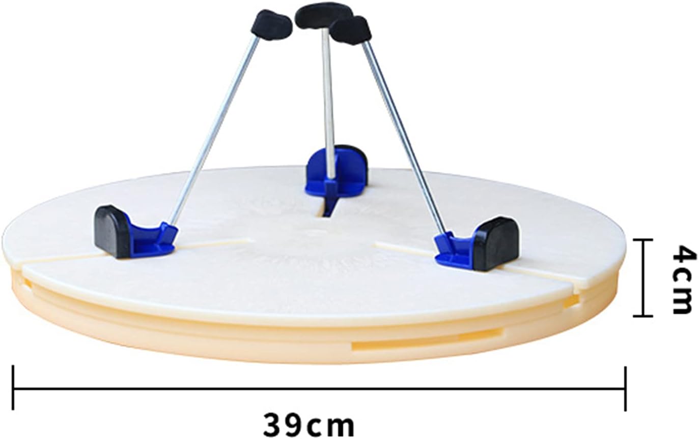 Pottery Machine Turntable Adjustable Pottery Machine Turntable Clamp Ceramic Art Repair Trimming Tool Professional Pottery Teaching Turntable Clamp for Ceramic Beginners, 3 Support