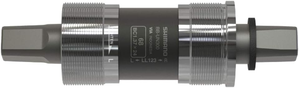 Square Type Bicycle Bottom Bracket - BSA 68MM, Spindle: 122.5MM - EBBUN300B22X