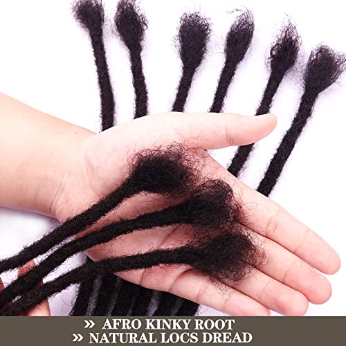 Pelidon 6-12 Inch 0.8Cm 100% Real Human Hair Dreadlock Extensions For Man/Women Full Head Handmade Permanent Loc Extensions Bundles Can Be Dyed Bleached Curled And Twisted #TOP5
