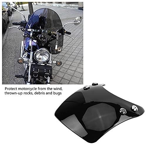 Nicoone Gemodificeerde Motorfiets Voorruit Windscherm Wind Deflector Zwart - Image 5