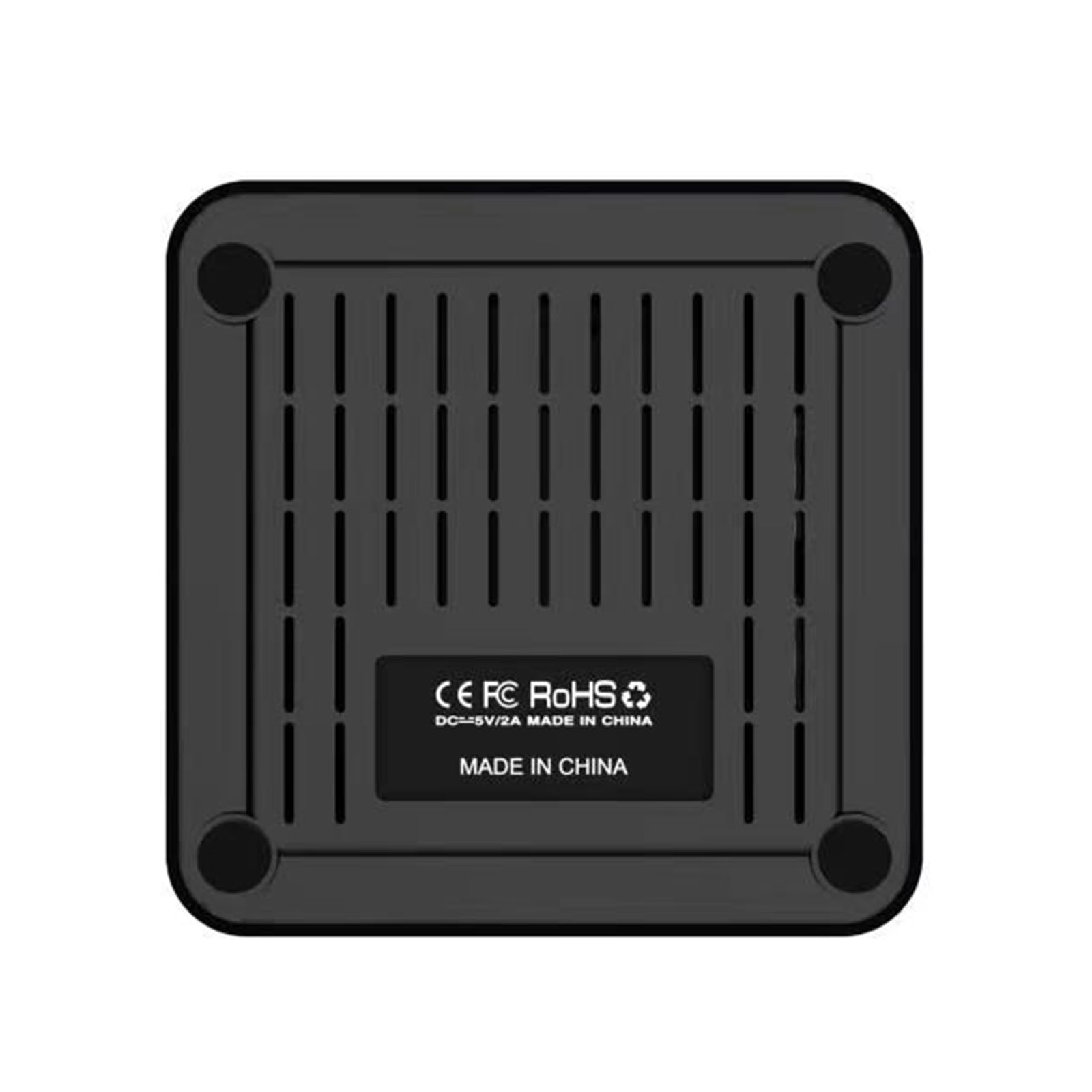 BOXPUT Q5 TV Box, Android 10.0 TV Box, Reproductrice Streaming en 4K Ultra HD, Quad Core Builtin 2.4G/5G WiFi BT 5.2 100M LAN Enternet Media Player - Noire