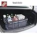 DRIVE AUTO PRODUCTS Collapsible Multi-Compartment Car Organizer with Adjustable Straps - Automotive Trunk Organizer (Black/Gray)
