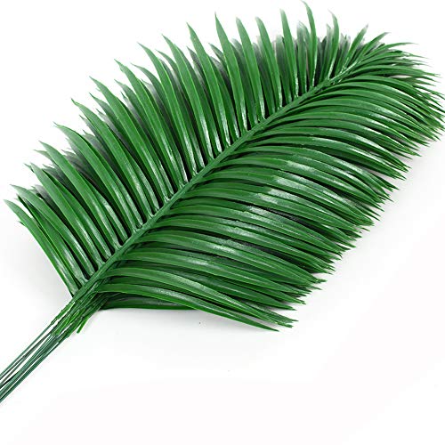 Artificial Plants Palm Leaves Fronds Faux Large Palm Leaves Tropical Plant Safari Leaves