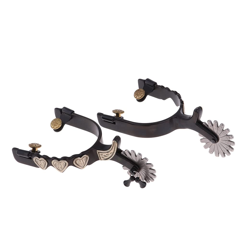 Espuelas ecuestres caballo espolones equitación equipo 16.5x9x5cm