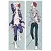 Templom SIX Anime My Hero Academia - Funda de almohada de doble cara de piel de melocotón, funda de cojín (15.7 x 47 pulgadas, Todoroki Shoto)