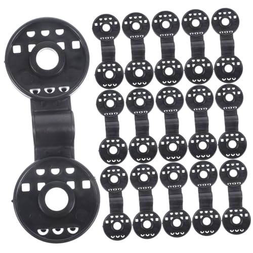 BUTIFULSIC Outdoor Sunshade Accessories 100pcs Shade Cloth Plastic Clips Garden Netting Clip for Greenhouse