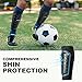 Soccer Shin Guards Kids Youth, Shin Guard Sleeves for Boys Girls Adults Men Women, Protective Soccer Equipment for 2-18 Years Old Boys Girls, High Impact Resistant Breathable Comfortable - XS