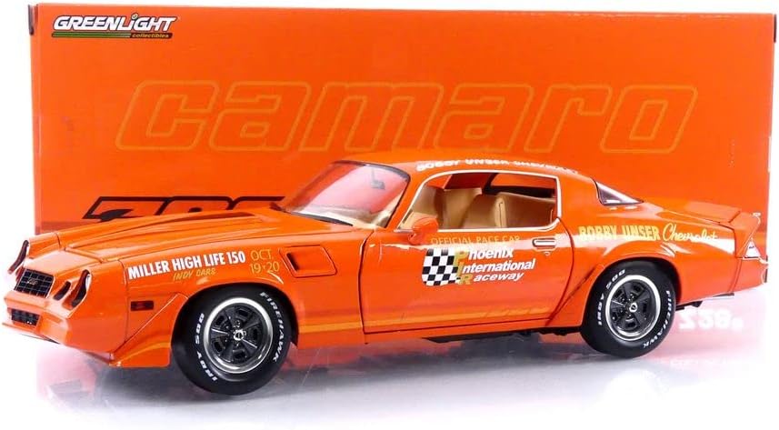 1980 Chevy Camaro Z/28 Phoenix International Raceway 150 Official Pace Car (1979) 1/18 Diecast Model Car by Greenlight 13647