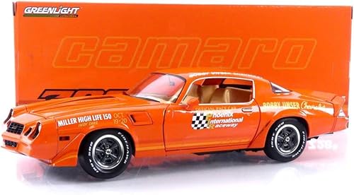 Miniatura 8 de 1980 Chevy Camaro Z28 Phoenix International Raceway 150 Official Pace Car (1979) 118 Modelo de auto fundido a presión por Greenlight 13647