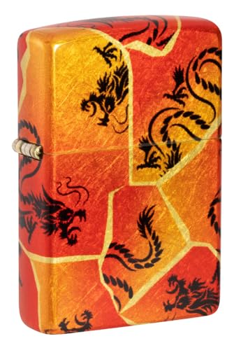 Encendedor Zippo Dragón Diseño Verde miniatura 1