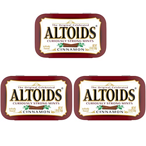 Altoids Classic Peppermint, Wintergreen, Spearmint, Cinnamon Mints 1.76-Ounce Mint Variety Pack (12 Count), Altoids Tin, Bulk Candy Variety Pack, Bulk Altoids, Altoids Tin Insert #TOP4