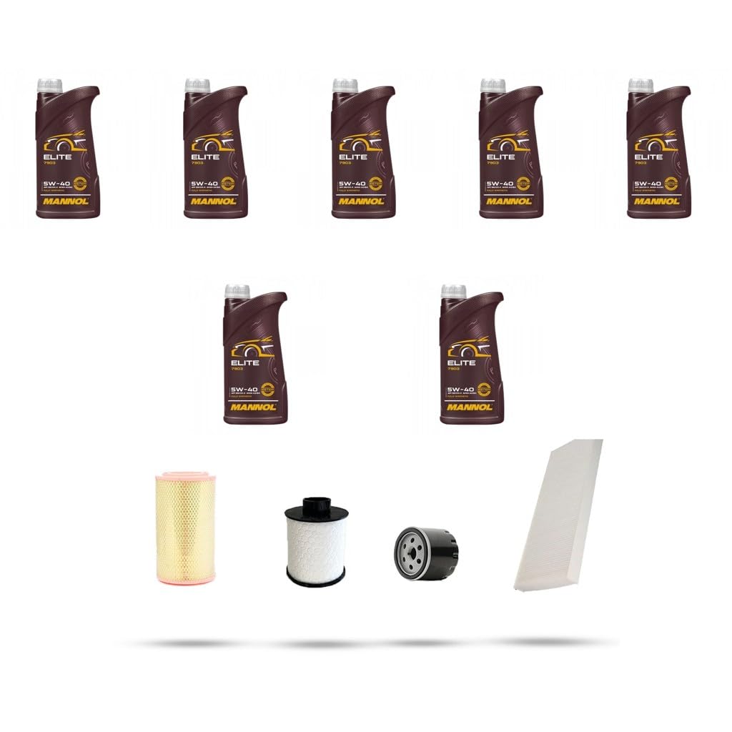 Kit tagliando 4 FILTRI e 7L OLIO M compatibile con Fiat Ducato (244) 2.3 JTD 81kw dal 2002
