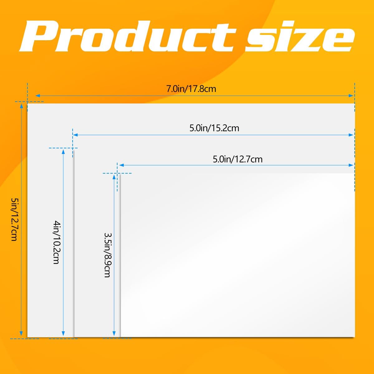 Photo Paper 3.5x5, 4x6, 5x7 inch, Glossy Photo Papers 300 Sheets, Inkjet Printer Photo Paper for Dye Ink, 180GSM (100 Sheets of each size 3.5x5, 4x6, 5x7)