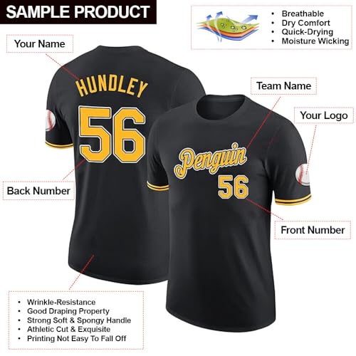Camisetas personalizadas de béisbol para hombres y mujeres, nombre impreso, número y logo, camiseta de béisbol softbol en color Leopardo Marrón miniatura 4