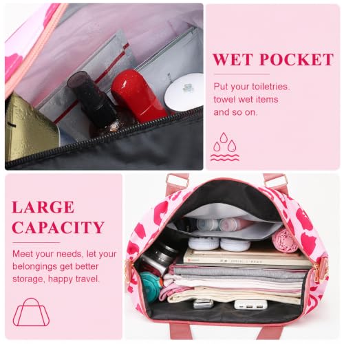 Image of PALAY Travel Duffel Bag Oxford Weekender Large Capacity for Women